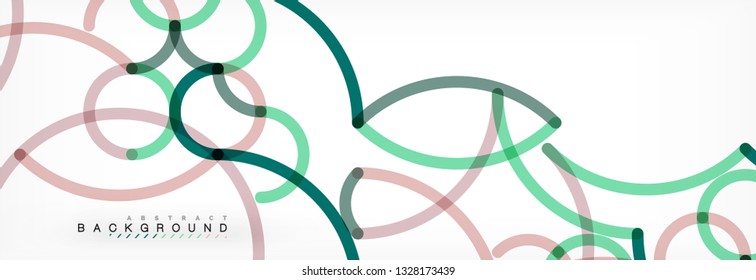 Abstract color lines on white. Modern colorful flow poster wave. Art design for your project. Vector illustration