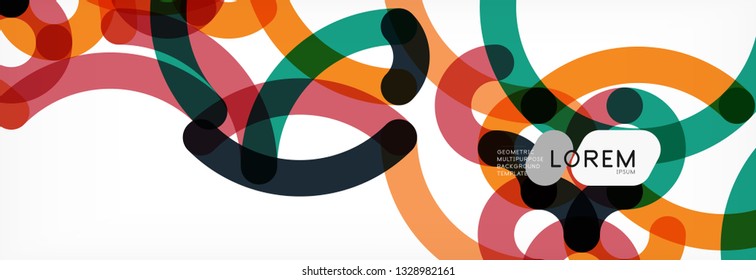 Abstract color lines on white. Modern colorful flow poster wave. Art design for your project. Vector illustration