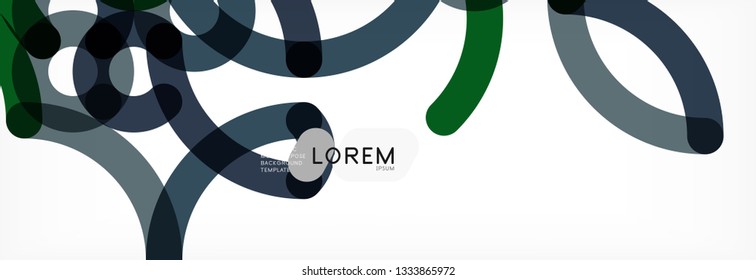 Abstract color lines on white. Modern colorful flow poster wave. Art design for your project. Vector illustration