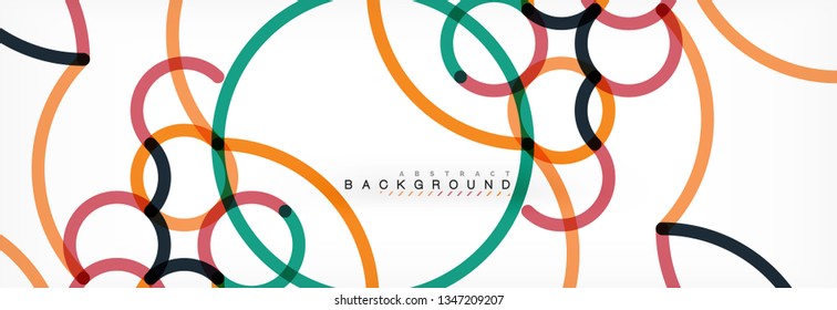 Abstract color lines on white. Modern colorful flow poster wave. Art design for your project. Vector illustration