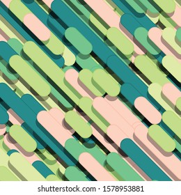 Abstract Color Lines Rain Generative Art background illustration