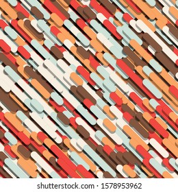 Abstract Color Lines Rain Generative Art background illustration