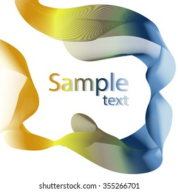 Abstract color lines, vector EPS10
