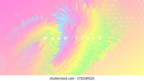 Abstract Color Liquid. 3d Wallpaper. Pastel Vibrant Movement. Vector Geometric Poster. Modern Motion. Flow Abstract Color Liquid. Gradient Wave Concept. Bright Movement. Abstract Color Liquid.