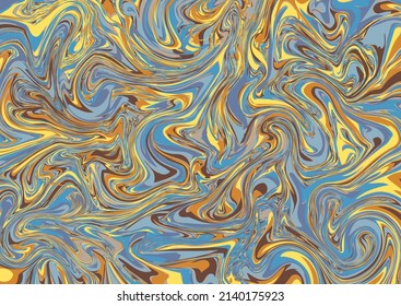 Abstract color Liquid marble, texture ancient liquid paints. Illustration of geometric colorful background.