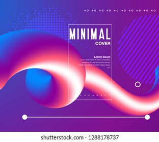 Abstract color liquid shapes - Vector