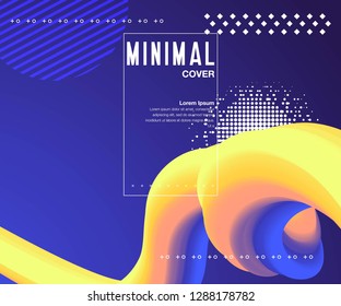 Abstract color liquid shapes - Vector