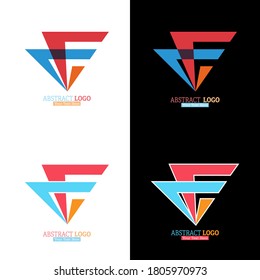 Abstract color logo. Vector illustration for a logo, brand, sticker, or logo isolated on a white background