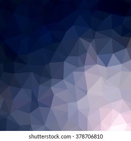 Abstract Color Low Polygon Mosaic Brochure Flyer Annual Report Cover Background, Creative Business Design Templates. Illustration Vector EPS10