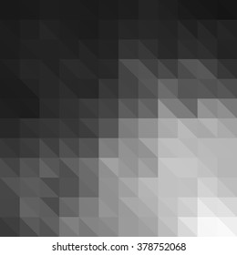 Abstract Color Low Polygon Mosaic Brochure Flyer Annual Report Cover Background, Creative Business Design Templates. Illustration Vector EPS10