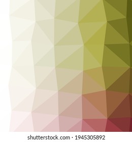 Abstract color Low-Polygones Generative Art background illustration