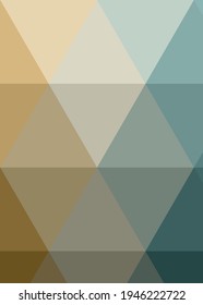 Color abstracto Ilustración de fondo de arte generativo de bajo polígono