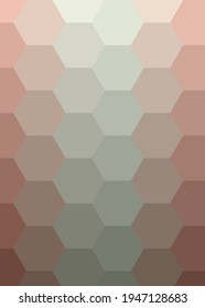 Abstrakte Farbe Low-Polygones Generative Art-Hintergrund-Illustration