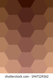 Abstract color Low-Polygones Generative Art background illustration