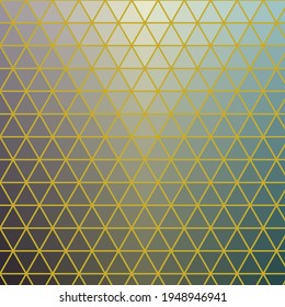 Abstract color Low-Polygones Generative Art background illustration