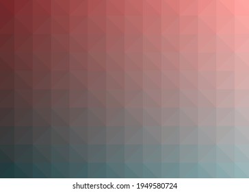 Abstract color Low-Polygones Generative Art background illustration