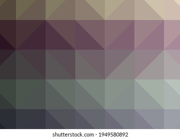 Abstract color Low-Polygones Generative Art background illustration