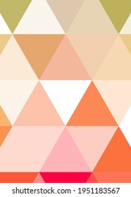 Abstract color Low-Polygones Generative Art background illustration