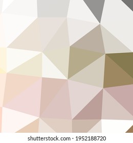 Abstract color Low-Polygones Generative Art background illustration
