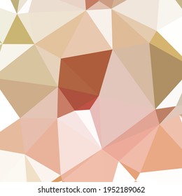Abstract color Low-Polygones Generative Art background illustration