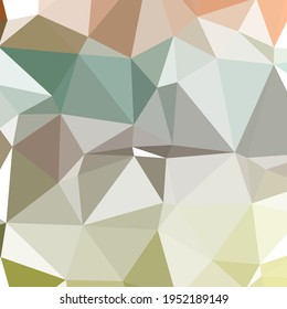 Color abstracto Ilustración de fondo de arte generativo de bajo polígono