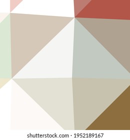 Color abstracto Ilustración de fondo de arte generativo de bajo polígono