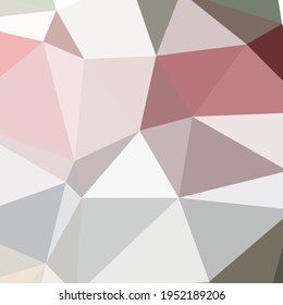 Abstract color Low-Polygones Generative Art background illustration
