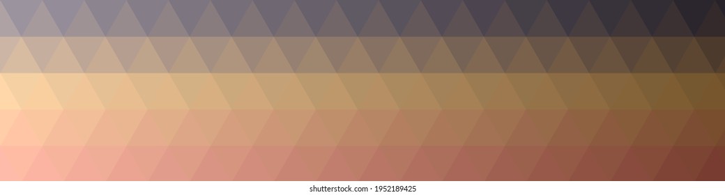 Abstract color Low-Polygones Generative Art background illustration