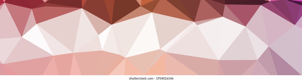 Abstract color Low-Polygones Generative Art background illustration