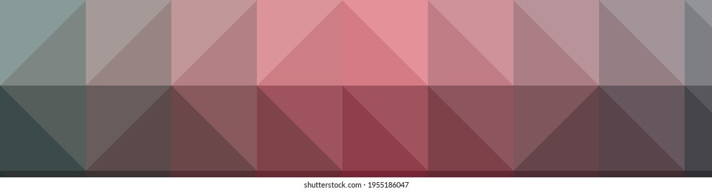 Abstract color Low-Polygones Generative Art background illustration