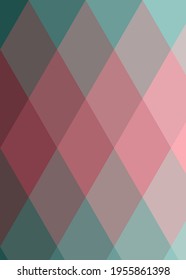 Abstract color Low-Polygones Generative Art background illustration