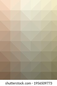 Abstract color Low-Polygones Generative Art background illustration