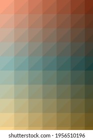 Abstract color Low-Polygones Generative Art background illustration