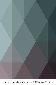 Abstract color Low-Polygones Generative Art background illustration