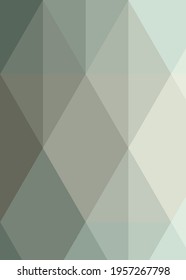 Abstract color Low-Polygones Generative Art background illustration