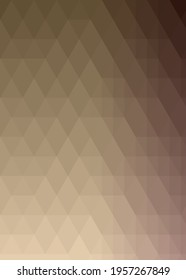 Abstract color Low-Polygones Generative Art background illustration