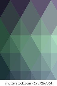 Color abstracto Ilustración de fondo de arte generativo de bajo polígono