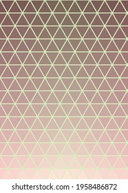 Abstract color Low-Polygones Generative Art background illustration