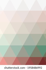 Abstract color Low-Polygones Generative Art background illustration