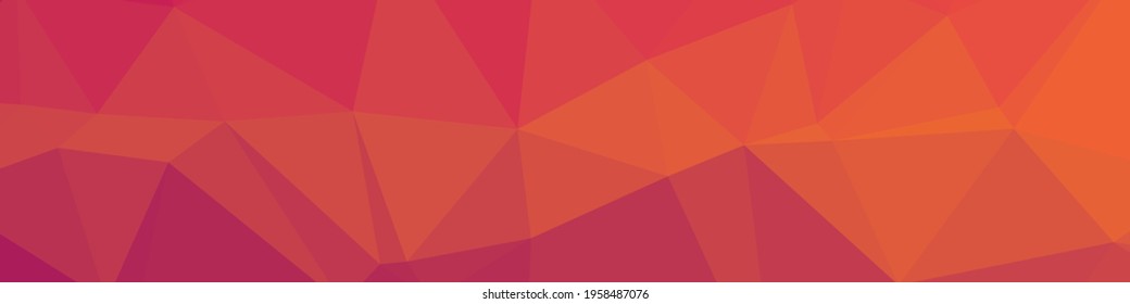 Abstract color Low-Polygones Generative Art background illustration