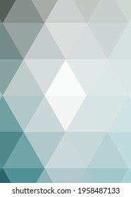 Abstract color Low-Polygones Generative Art background illustration