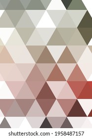 Abstract color Low-Polygones Generative Art background illustration