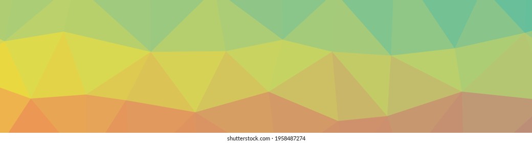 Abstract color Low-Polygones Generative Art background illustration