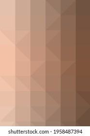 Abstract color Low-Polygones Generative Art background illustration