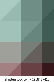Abstract color Low-Polygones Generative Art background illustration