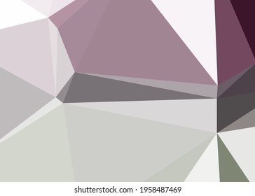 Abstract color Low-Polygones Generative Art background illustration