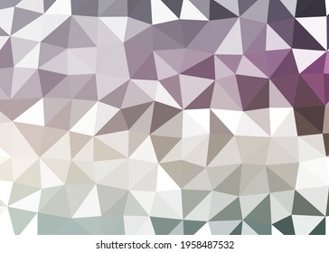 Abstract color Low-Polygones Generative Art background illustration