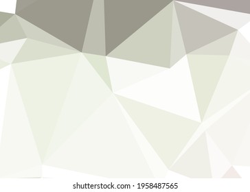 Abstract color Low-Polygones Generative Art background illustration