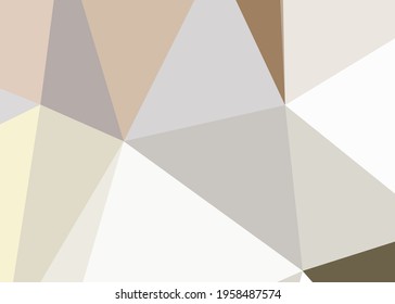 Abstract color Low-Polygones Generative Art background illustration