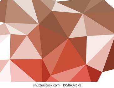 Abstract color Low-Polygones Generative Art background illustration